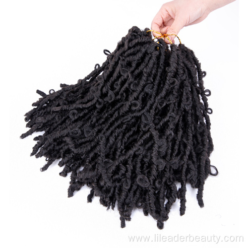 Synthetic Hair Bob Distressed Locs Crochet Braids Hair